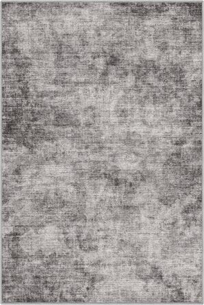 Килимок для дому COLOR&GEOMETRY 60x90 см з неслизьким покриттям TPE, сірий. Можливість прання.