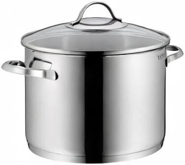 Каструля WMF Provence Plus для супу з овочами, 24 см, склокришка, 8.8 л, Cromargan нержавіюча сталь, велика каструля, підходить для духовки