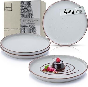 Набір керамічних мисок Sänger VALUE COLLECTION (4 шт.), 700 мл, фіолетовий, для мюслі та десертів, стійкі до подряпин, мікрохвильової печі та посудомийної машини