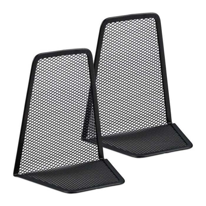 Relaxdays Bookends - Set of 2