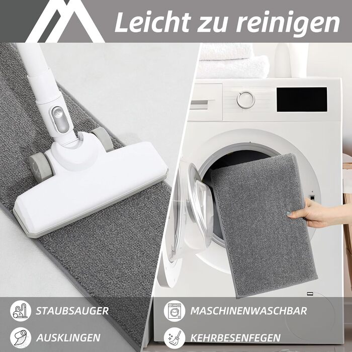 Ковзаючі сходинки для дому COSY HOMEER (15 шт.) 70x22 см, самоклеючі, машинне прання, 100% поліестер, TPE-підкладка, для дітей, літніх людей та домашніх тварин