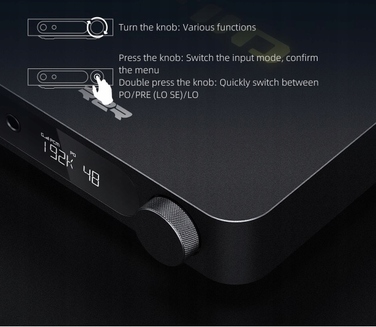 Підсилювач для навушників та ЦАП FiiO K11 R2R (чорний) з балансним виходом 4.4 мм та SE