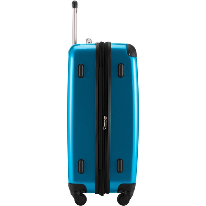 Чемодан Alex Hauptstadtkoffer - ручна поклажа, 55 x 38 x 23 см, 4 колеса, 42 літри, розширюваний, блакитний