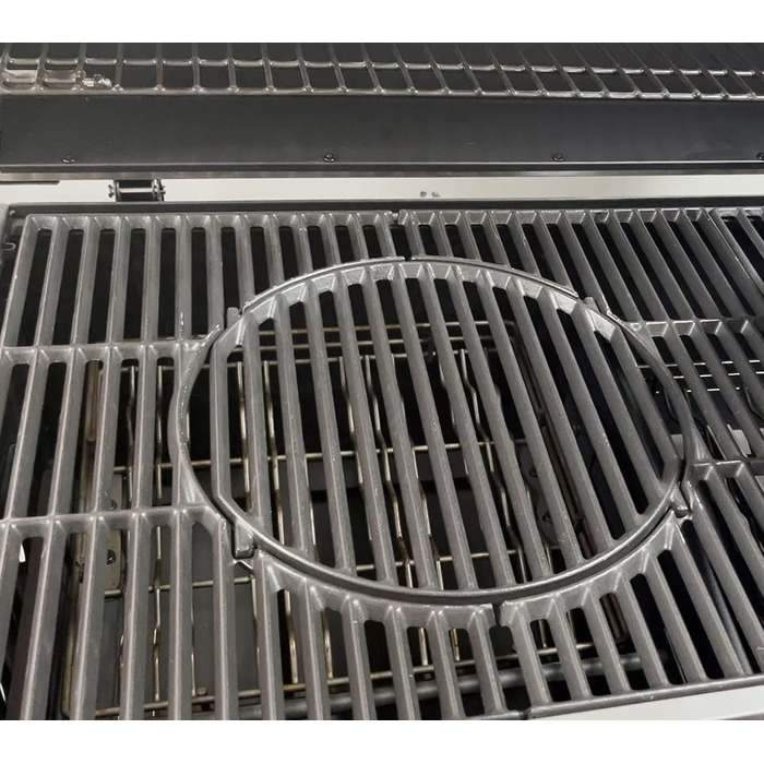 Гриль-плита для Weber Gourmet BBQ System Sear Rost, сумісна з Weber GS4 Spirit II 200/300, Genesis II E-310, II LX S-440, аксесуари GBS, чавун, 1 шт.