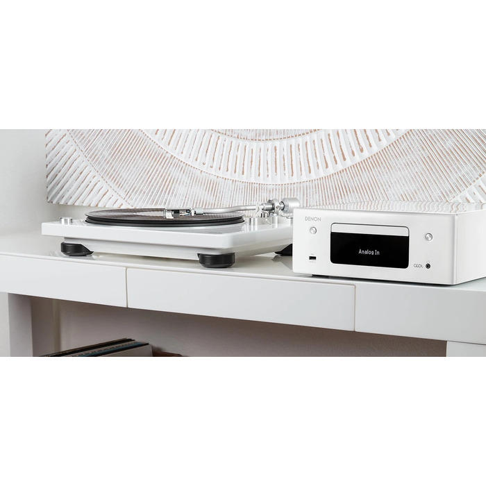 Вініловий програвач Denon DP-400, білий