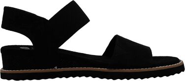 Сандалі жіночі Skechers Desert Kiss чорні, розмір 37 EU, широка колодка