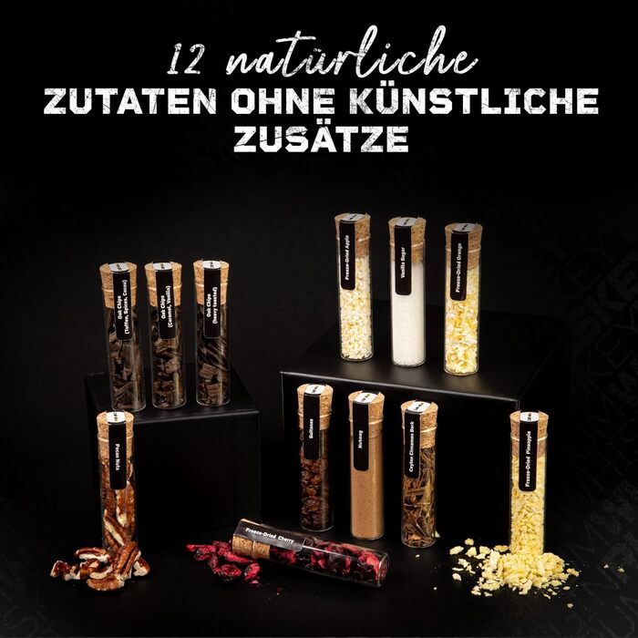 Набір для самостійного приготування віскі DIBYS: 12 натуральних інгредієнтів, аксесуари та 4 рецепти | Подарунковий набір для поціновувачів віскі | Віскі-конструктор