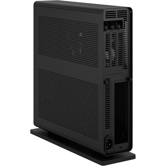 Корпус Fractal Design Ridge Black Mini-ITX для ігрового ПК з PCIe 4.0, 2 вентилятори 140мм PWM, USB Type-C