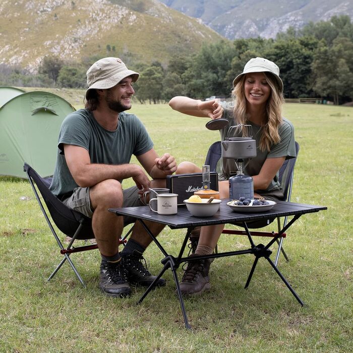 Складаний туристичний стіл Naturehike з алюмінію – легкий, портативний для кемпінгу, відпочинку на природі та туризму