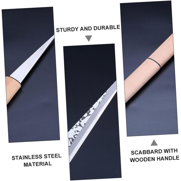 CRILSTYLEO Vintage Ice Skates Ice Pick Puer Tea Tool Antique Ice Pick Tapered Ice Pick Bartender Ice Pick Ice Cubes Ice Molds Ice Cubes Ice Picker Ice Chopper Wooden Khaki