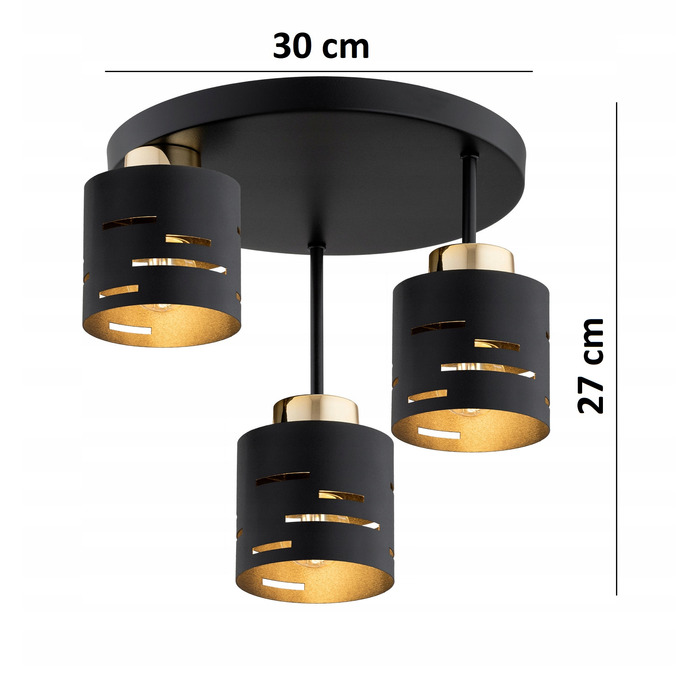 Підвісна люстра Elko-Lighting Vox — 3 точки освітлення, цоколь E27