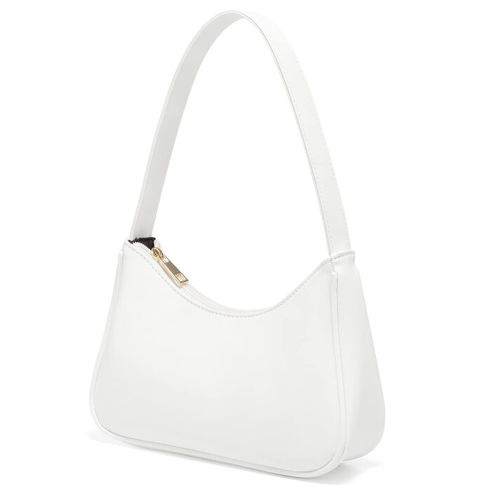 Сумка жіноча LOVEVOOK міні клатч через плече, біла екошкіра - для побачень, вечірок, покупок