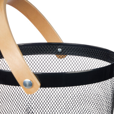 Relaxdays Round Wire Basket with Handles