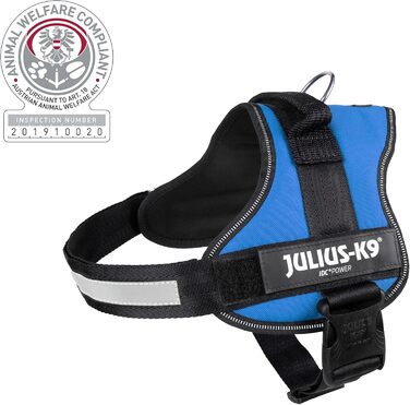 Шлейка для собак K9 Powergeschirr, розмір /2, неонова (S/Mini, з прапором Німеччини)