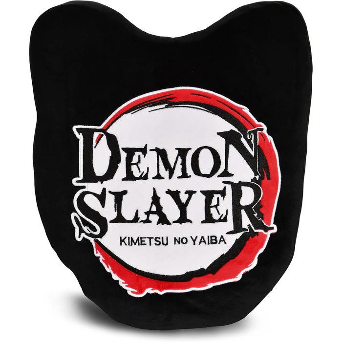 Подушка Demon Slayer у стилі маски Тандзіро Камадо Elbenwald, 28,5 x 36 x 9 см, багато кольорів, для фанатів аніме, унісекс
