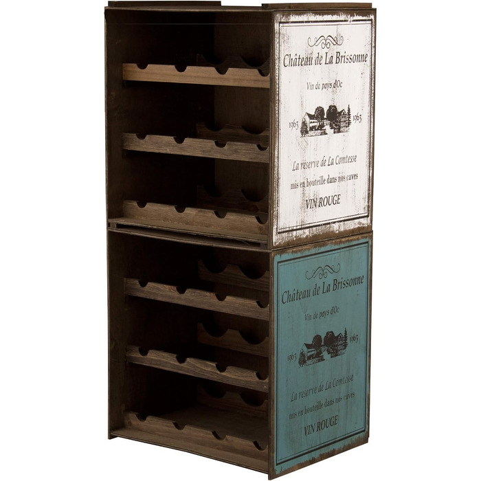 Wine rack (Hell) bottle rack shelf wine cabinet kitchen rack vintage used shabby chic