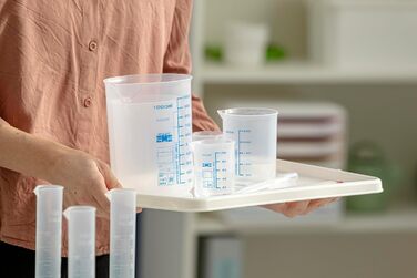 Betzold - Measuring Cups with ml Scale, 1000ml, 500ml, 250ml, 100ml, 50ml - Measuring