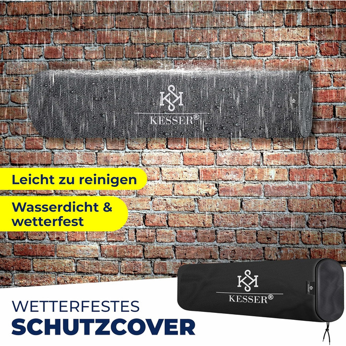 Інфрачервовий обігрівач KESSER® 2500W з пультком та захисним чохлом, телескопічна стійка, для тераси та вітальні