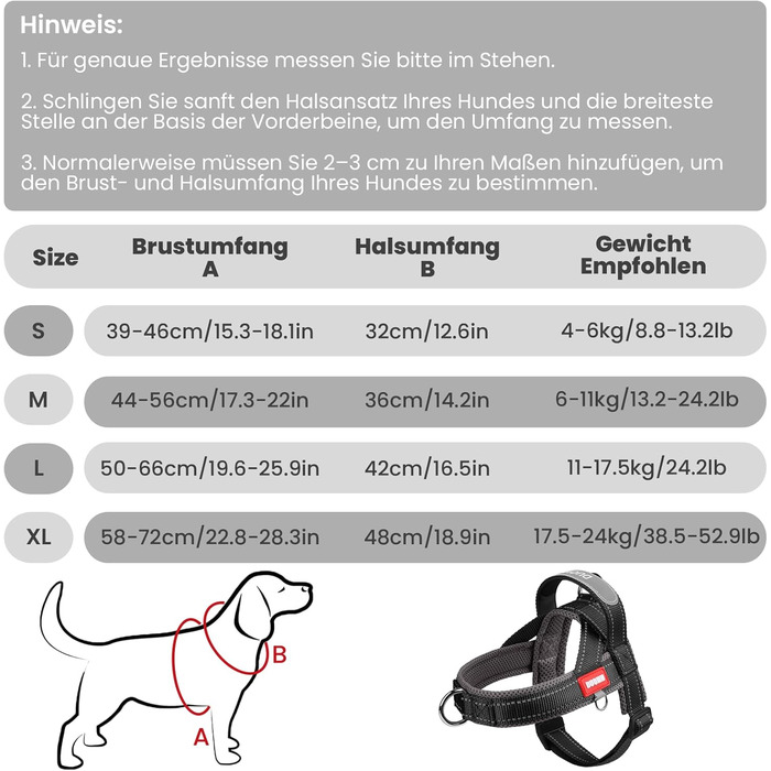 Нашийник для собак середніх та маленьких порід з повідком, кольоровий, з м'якою підкладкою, з ручкою та кільцем, світловідбиваючий, легкий, чорно-сірий, розмір M