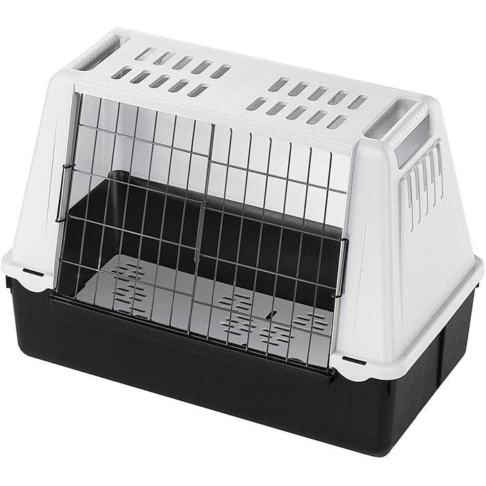Переноска для собак Ferplast ATLAS CAR MINI для автомобіля з вентиляційними решітками та дренажним килимком, розмір 72x41x51 см