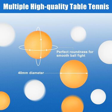 Набір для пінг-понгу преміум-класу: 2 ракетки, 3 м'ячі, сумка. Підходить для початківців та змагань вдома.
