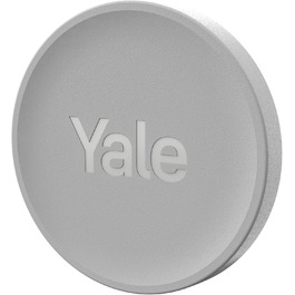 Розумний дверний замок Yale Dot, сріблястий, безключовий доступ через смартфон, віддалене (роз)блокування, сумісний з Yale Linus Smart Lock L2, керування через Yale Home App