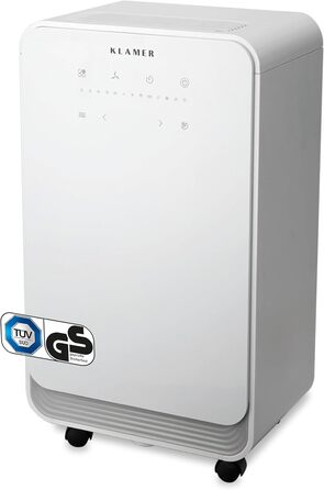 Електричний осушувач повітря KLAMER 195 м³/год, 420W, 5.5 л (12л)