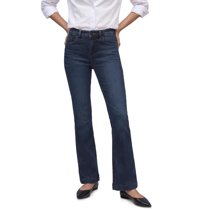 Джинси жіночі Street One Bootcut 3716435, темно-синій індиго, 34W/32L