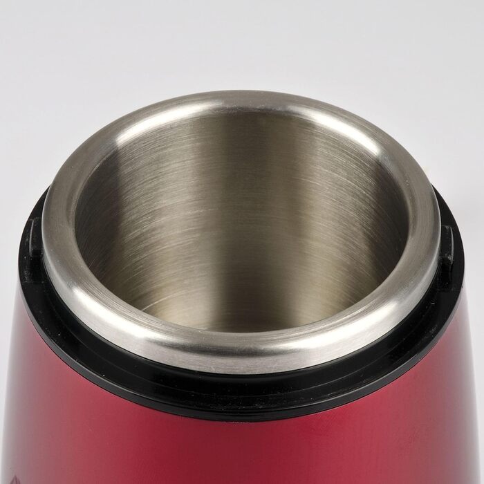 Кавомолка Ferrari G20076 CafExpress: потужність 150 Вт, подрібнювач спецій та кави, функція Pulse, нержавіюча сталь, червона