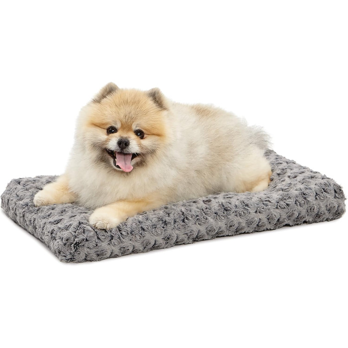 Кімната для домашніх тварин Midwest Homes QuietTime Deluxe Gray Ombre Swirl, XXS, 53x32x7 см, машинне прання, протиковзаюча основа