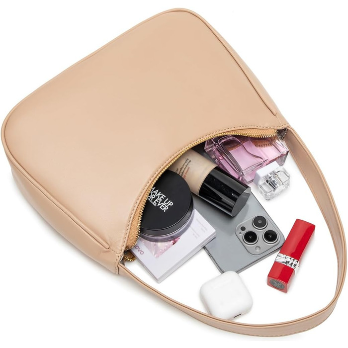 Сумка жіноча Schutertaschen Hobo мініатюрна, клатч з блискавкою, колір хакі, розмір L