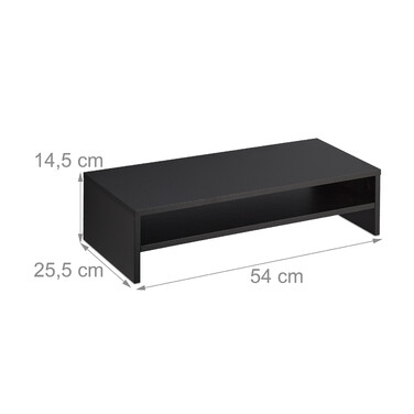 Relaxdays Monitor Stand with Additional Storage