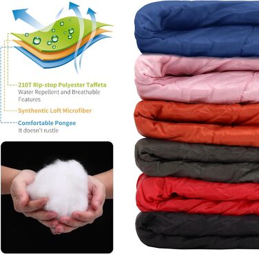 Спальний мішок 3-4 сезони Ultraleicht Mumienschлафзак [800г/1600г] для дорослих - Outdoor, кемпінг, трекінг, індор (зелений)