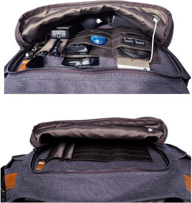 Сумка для камери Estarer: водонепроникна, для DSLR/SLR, 15.6 дюймів, сіра