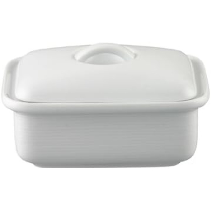 Thomas Trend White - Butter Dish with Lid, Porcelain, White