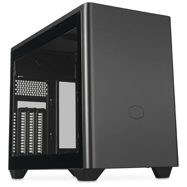 Корпус Mini-ITX Cooler Master NR200P V2 білий: скло, вертикальне розташування GPU, PCIe 4.0, USB 3.2 Gen 2x2, 120 мм вентилятор
