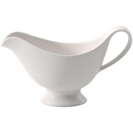 Соусник Villeroy & Boch For Me, порцеляновий, 400 мл, білий, для соусу, підливи, підходить для посудомийної машини, преміум-якість