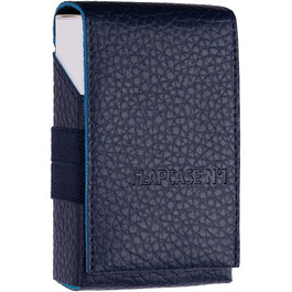 FLAPCASE No. 1 • Jeans • Designer cigarette case, handcrafted in Austria, vegan leather cigarette box for 19, 20, 21 regular King-Size cigarette packs
