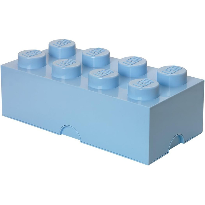 Контейнер для зберігання Lego Brick 8 великий, світло-блакитний