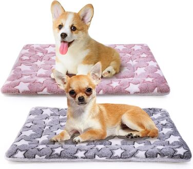 М'який лежак для собак та котів MICOOYO - лежанка-матрац для домашніх тварин, 69x52 см, сірий (XXL)