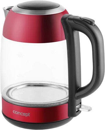 Скляний чайник CONCEPT з фільтром, 1,7 л