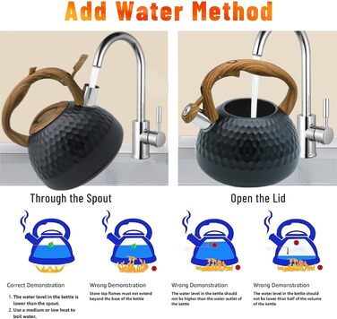 Чайник-свисток Teekessel з нержавіючої сталі, для всіх типів плит