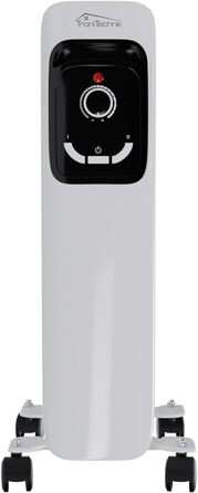 Масляний радіатор Tronitechnik® TT-OR 311 - електрообігрівач з 3 режимами, 11 ребер, 2500 Вт, білий