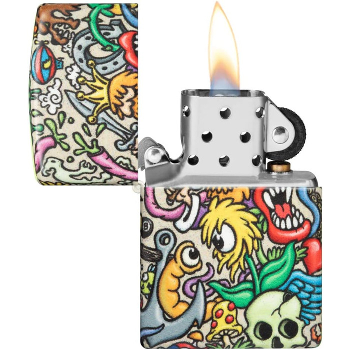 Бензинова запальничка Zippo Crazy Collage 540 Color, кольорова колекційна