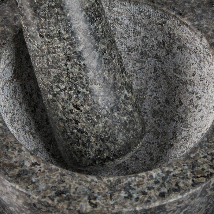 Relaxdays Granite Mortar and Pestle, Large