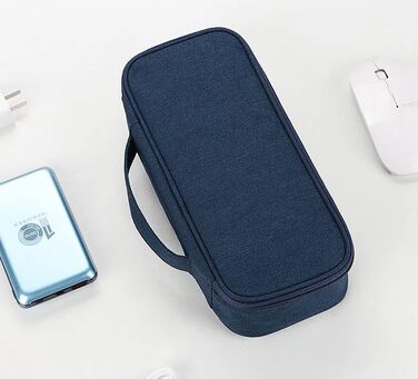 Органайзер для електроніки Arae - водовідштовхуючий, легкий, для подорожей та повсякденного використання (Дарковий блакитний, 1 шар, L)