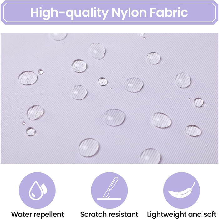 Дитячий рюкзак для дівчинки - водонепроникний, легкий, стильний, з великою місткістю, для 3-9 класу, фіолетовий, нейлон