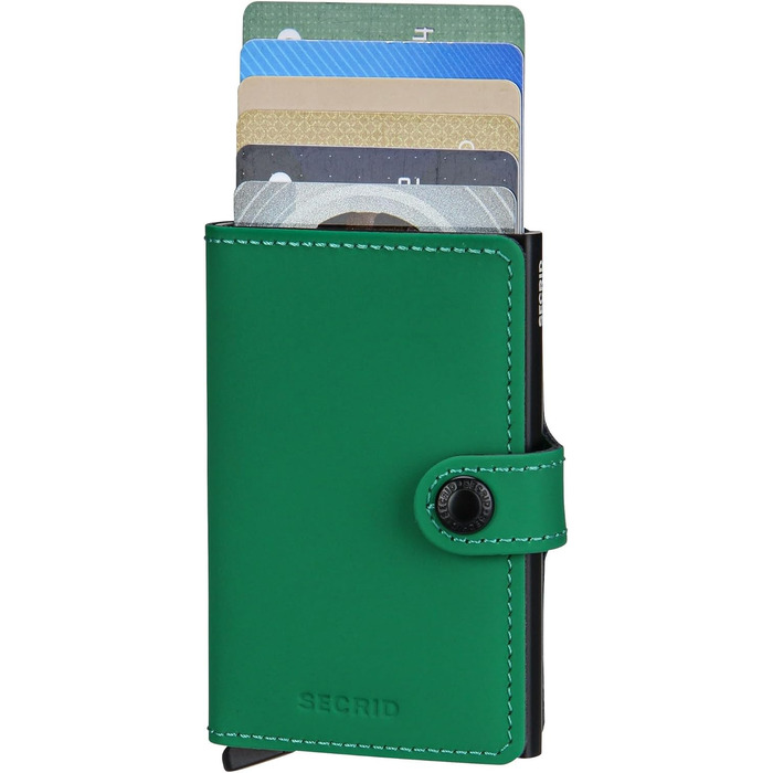 Гаманець Secrid Miniwallet Matte Bright Green (10.2 x 6.5 x 2.1 см) - Унісекс, компактний