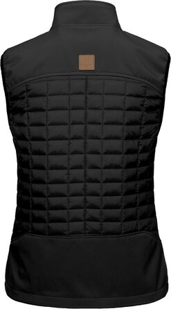 Жіноча жилетка Little Donkey Andy Легка пухова, без рукавів, для активного відпочинку, туризму, бігу, чорного кольору