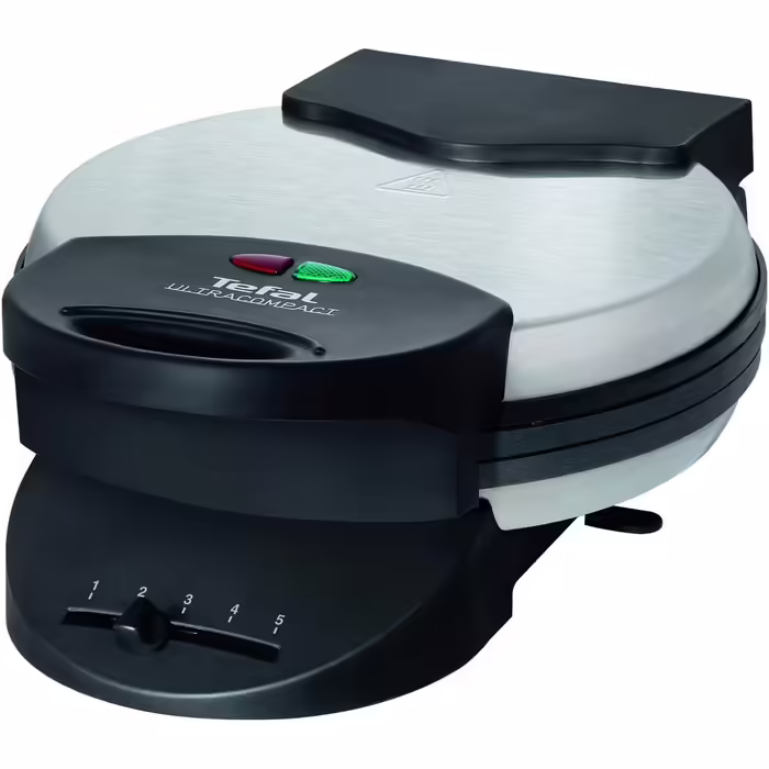 Вафельниця Tefal WM310D для вафель-сердець, антипригарна, регулювання температури, 1000 Вт, чорна